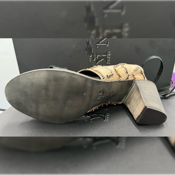 Ink Sandals Black and Beige - Picture 4 of 4